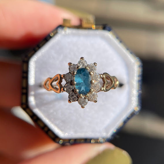 Topaz and 9ct Yellow Gold