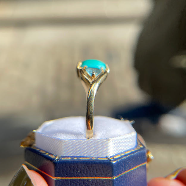Turquoise and Aquamarine Ring